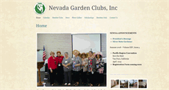 Desktop Screenshot of nevadagardenclubs.org